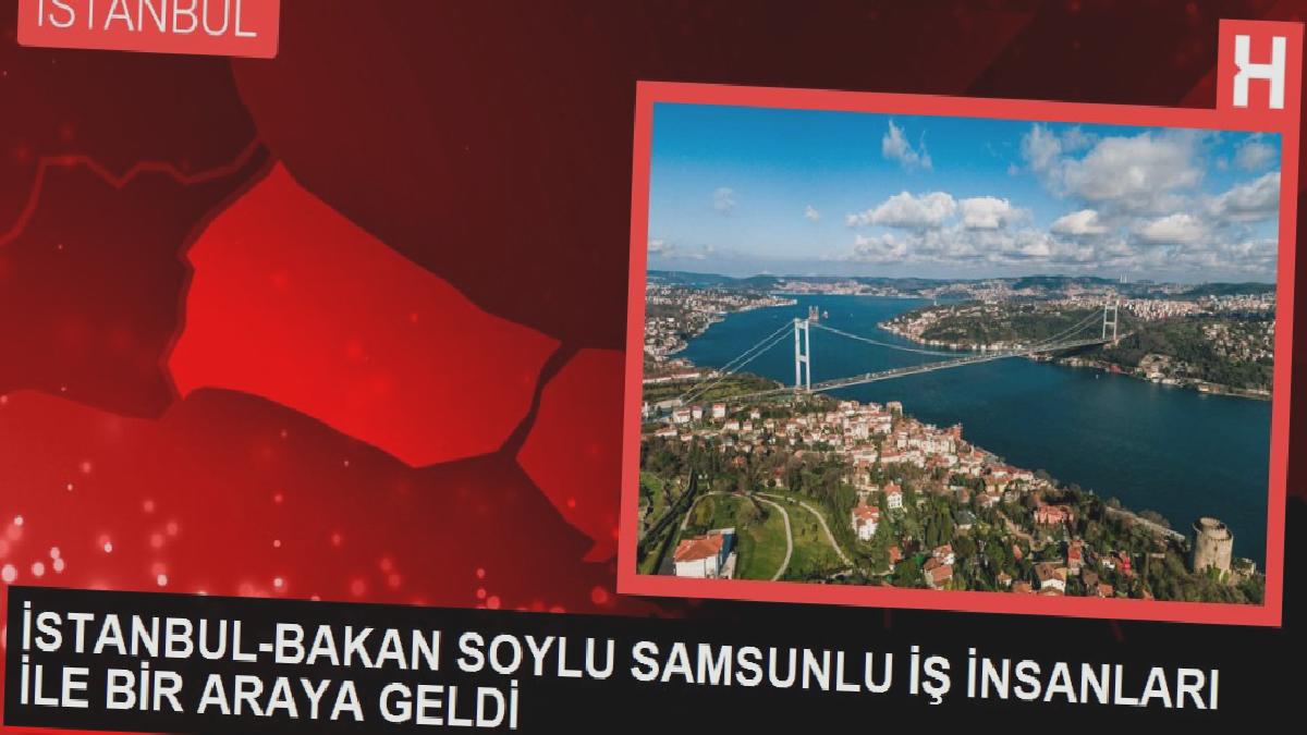 İSTANBUL-BAKAN SOYLU SAMSUNLU İŞ İNSANLARI İLE BİR ARAYA GELDİ
