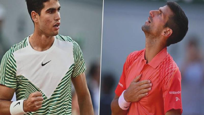 Roland Garros’ta erken final; Carlos Alcaraz yarı finalde Novak Djokovic ile karşılaşacak