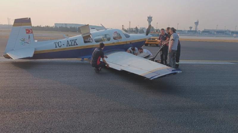 Atatürk Havalimanı’nda uçak arıza yaptı, iniş ve kalkışlar durduruldu