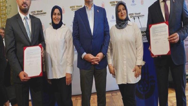 İBB, 125 yeni İETT otobüsü sözleşmesi imzaladı