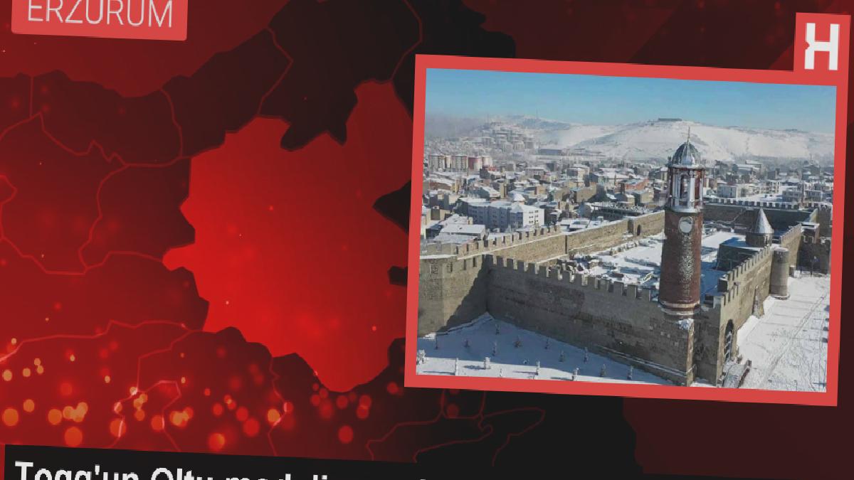 Togg’un Oltu rengi Erzurum’da gezdirildi