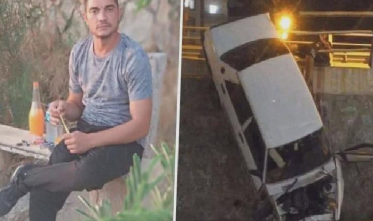 Kuşadası’nda dehşet: Otomobilden fırlayan sürücüye demir bariyer saplandı!