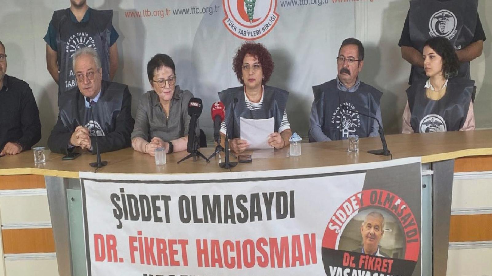 Dr. Fikret Hacıosman’ın ölümünün beşinci yılında TTB ve tabip odalarından ortak basın açıklaması: Sağlıkta şiddet son bulana kadar mücadele edeceğiz