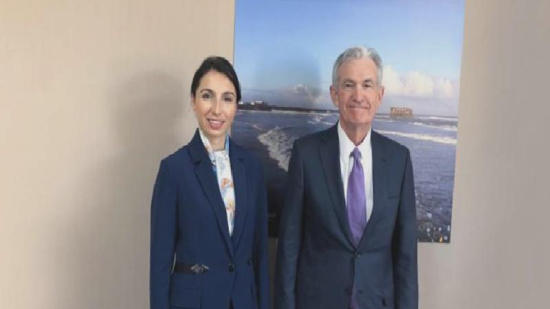 TCMB Başkanı Erkan, Marakeş’te Fed Başkanı Powell ile bir araya geldi