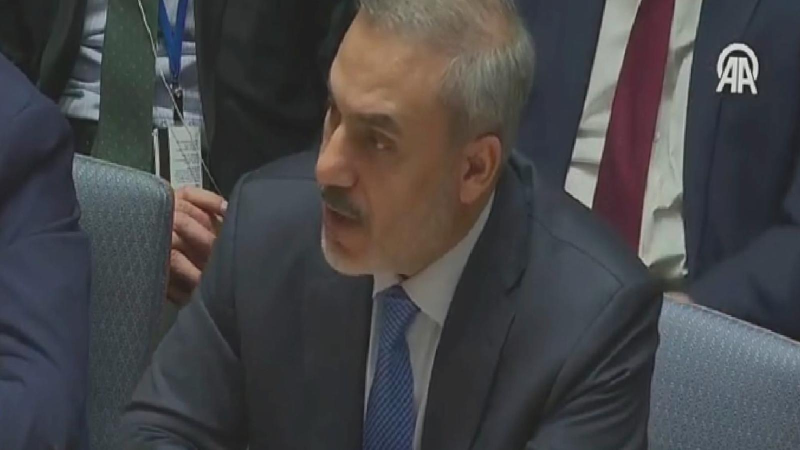 Bakan Fidan, BM Güvenlik Konseyi’nde konuştu: Türkiye’nin garantörlük önerisine gereksinim ve destek var