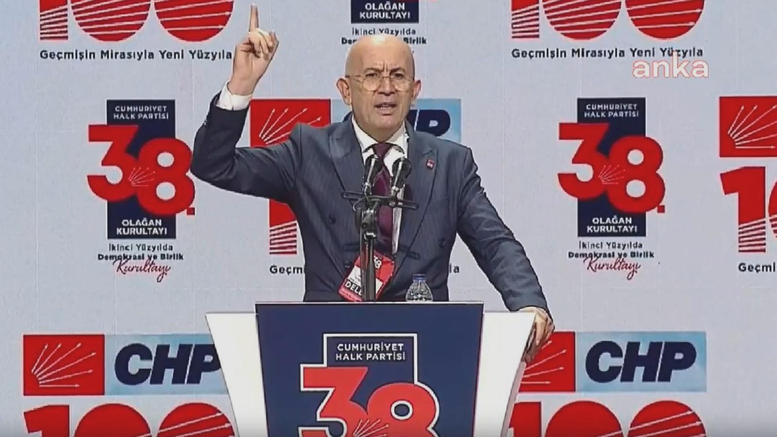 CHP 38. Olağan Kurultayı | Ankara Şehir Başkanı Erkol: Özgür Özel ve arkadaşlarına bir tavsiyem var
