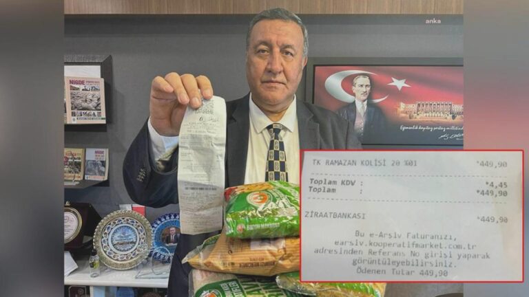 CHP’li Gürer: Tarım Kredi Kooperatifi marketlerinde Ramazan kolisi 449 lira 99 kuruş; içinde et, süt, peynir, zeytin yok