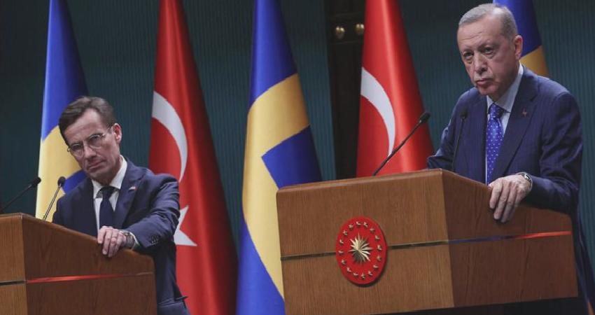 Cumhurbaşkanı Erdoğan, İsveç Başbakanı Ulf Kristersson ile NATO sürecini görüştü