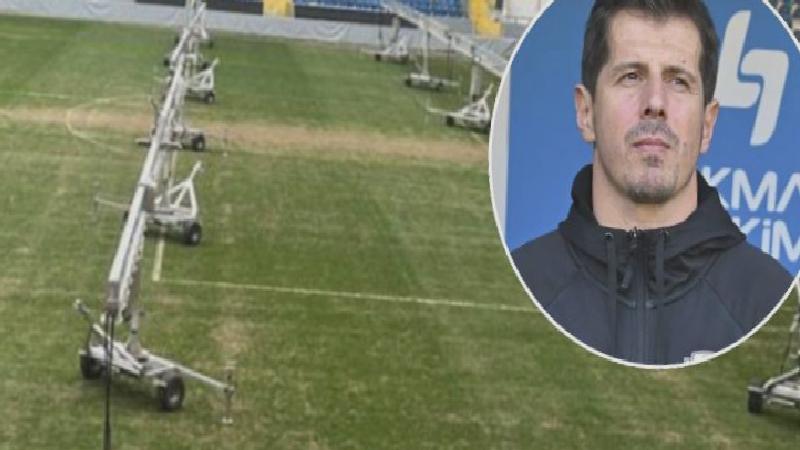 Emre Belözoğlu’ndan zemin açıklaması: Benim oyuncularımın sağlığı da her sporcu kadar değerli