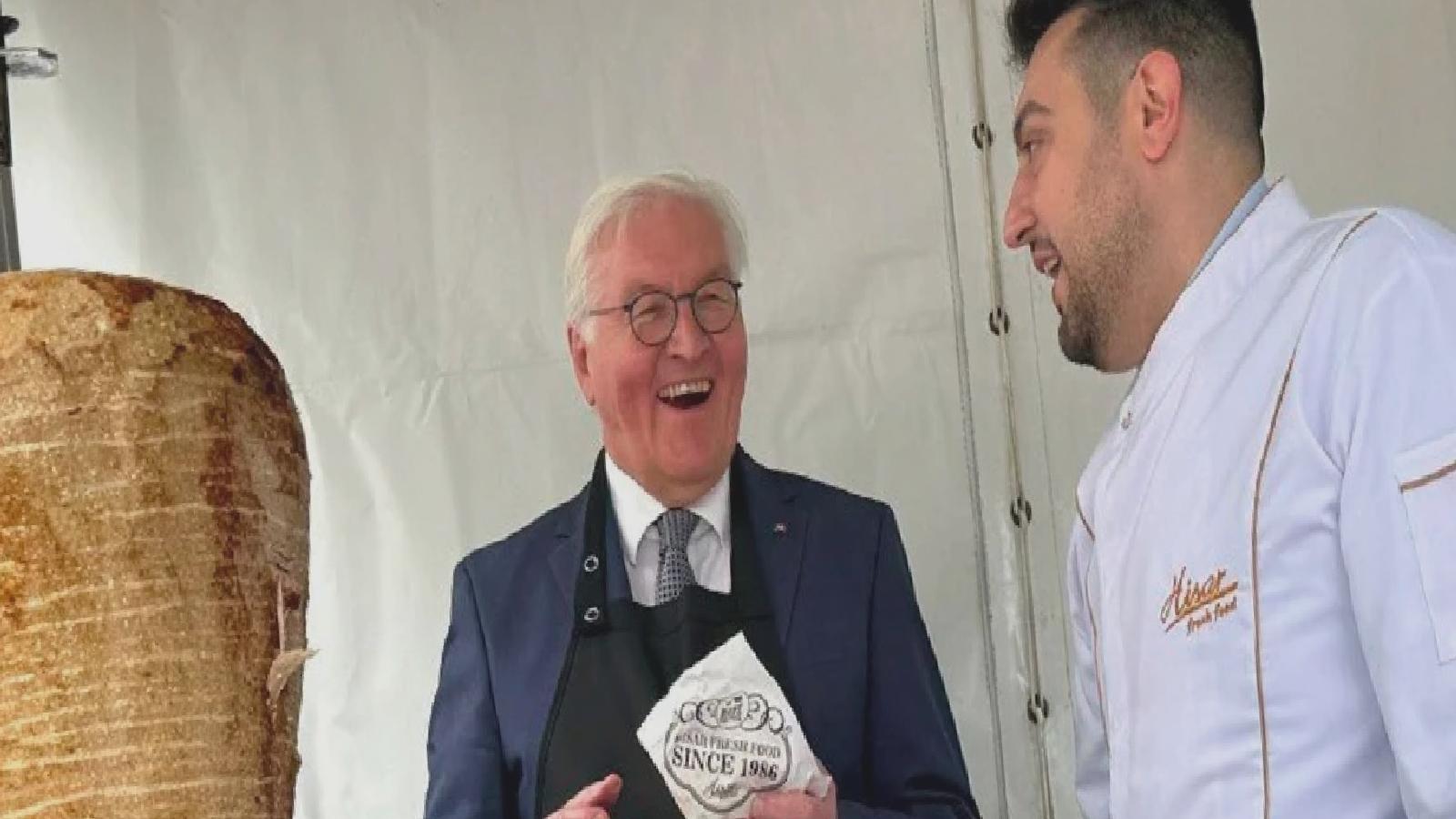 Almanya Cumhurbaşkanı İstanbul’da döner kesti, konuklar kuyruğa girdi