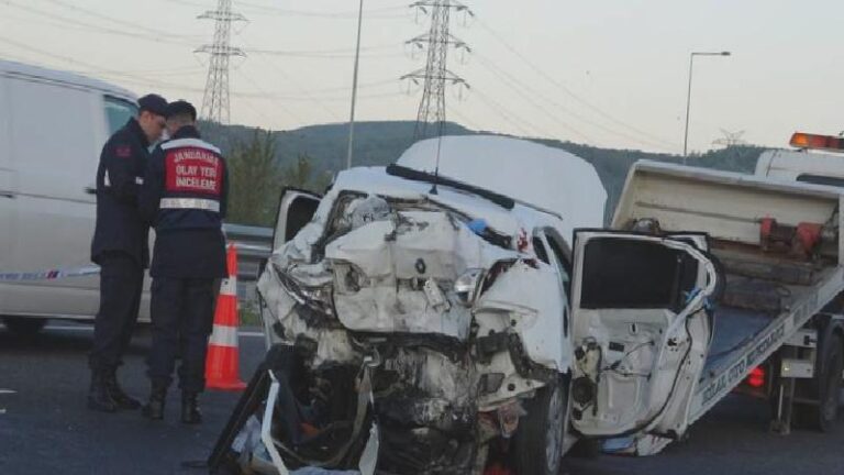 Kuzey Marmara Otoyolu’nda feci kaza: 2 ölü, 4 yaralı