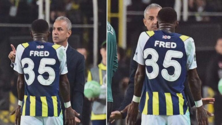 Oyundan alınan Fred’den İsmail Kartal’a tepki