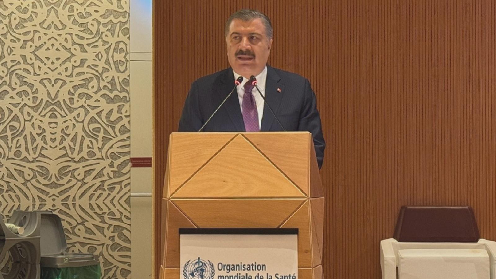 Sağlık Bakanı Koca’dan 77. Dünya Sağlık Asamblesi’nde Gazze vurgusu: Çocuklar ölürken nasıl uyuyabiliyoruz?