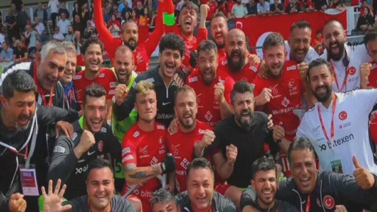 Ampute Futbol Milli Takımı, üçüncü kez Avrupa şampiyonu oldu