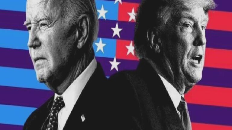 Biden ve Trump, dört yıl aradan sonra TV tartışması için karşı karşıya geldi