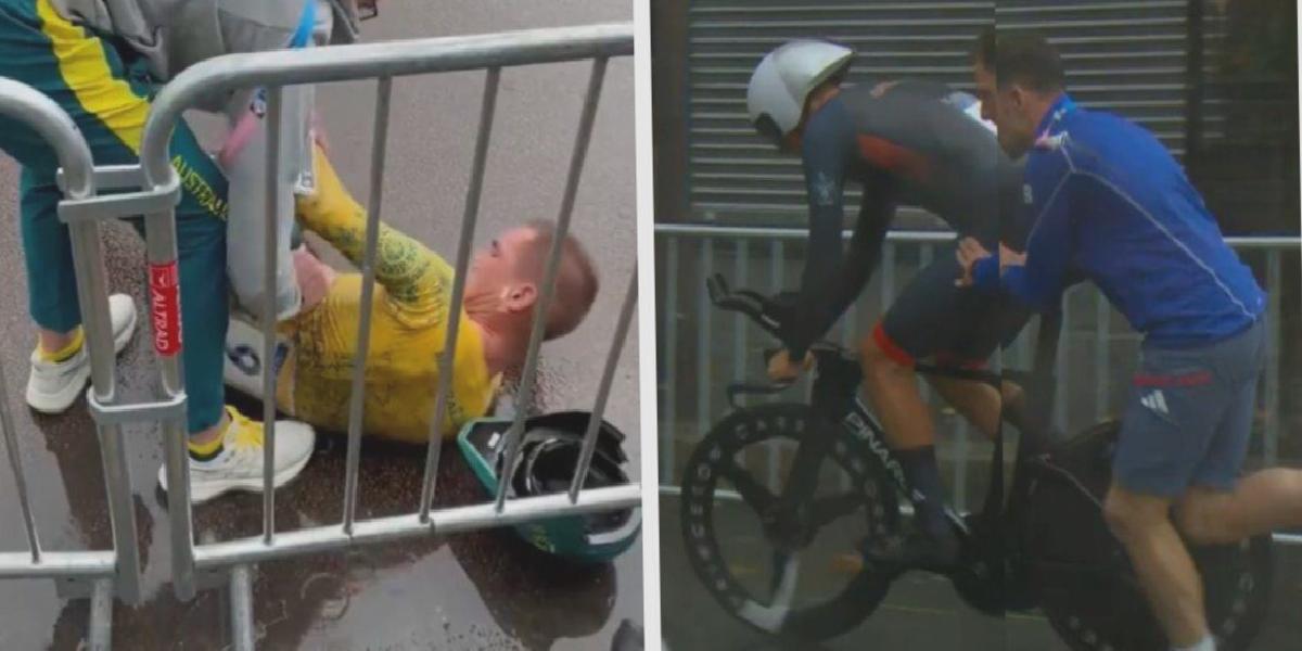 Olimpiyatlarda korkutan kaza: Ameliyat oldu