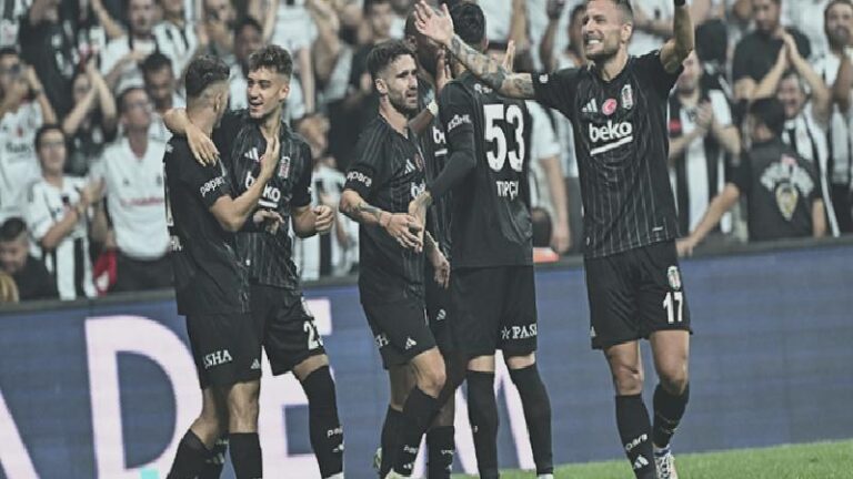 Beşiktaş 5 golle şov yaptı, Avrupa Ligi biletini kaptı
