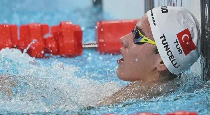Milli yüzücü Kuzey Tunçelli, Paris 2024’te Olimpiyat 5’incisi oldu!