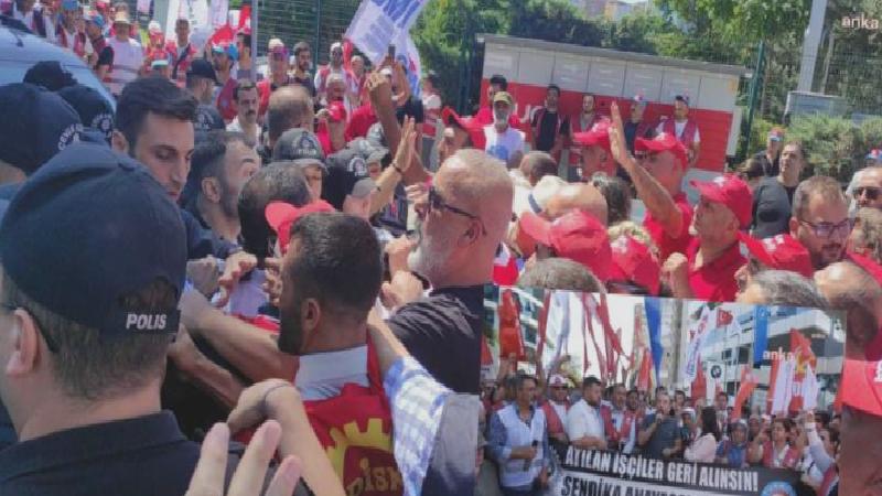 Polonez Gıda önünde işçilere gazlı müdahale: Burası Türkiye’nin önde gelen markaları arasında yer alıyorsa burada en büyük pay sahibi çalışanlardır