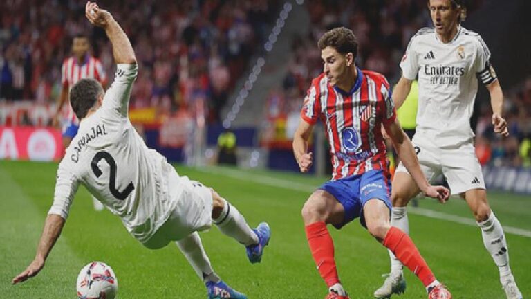 Atletico Madrid-Real Madrid derbisi kaldığı yerden devam ediyor