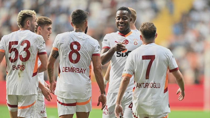 Galatasaray, Adana Demirspor’u farklı mağlup etti; 3 puanı 5 golle aldı