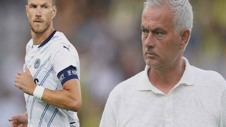Jose Mourinho’dan derbi için Dzeko kararı