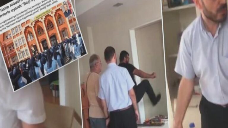 Okulda adeta şeriat ilan etmişti: Müdür yardımcısının kapısını kırdı, odasını boşalttı!