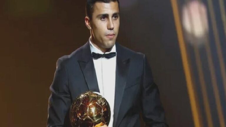 Ballon d’Or ödülü, Manchester City oyuncusu Rodri’ye verildi