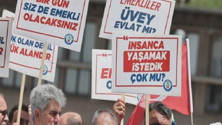 Emekliler, pazar günü meydanlarda TÜİK’e tepki gösterecek