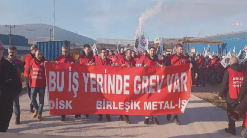 Metal işçileri, yeni yılı direnişle karşılıyor