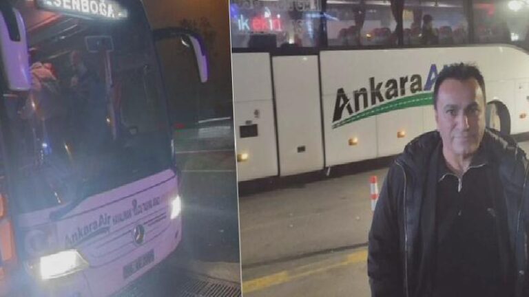 Yolcu otobüsünün şoförü bayıldı; direksiyon başına geçen polis faciayı önledi