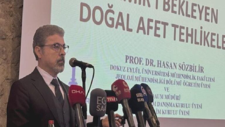 Prof. Dr. Hasan Sözbilir’den tsunami uyarısı: En az yarım st vaktimiz olacak
