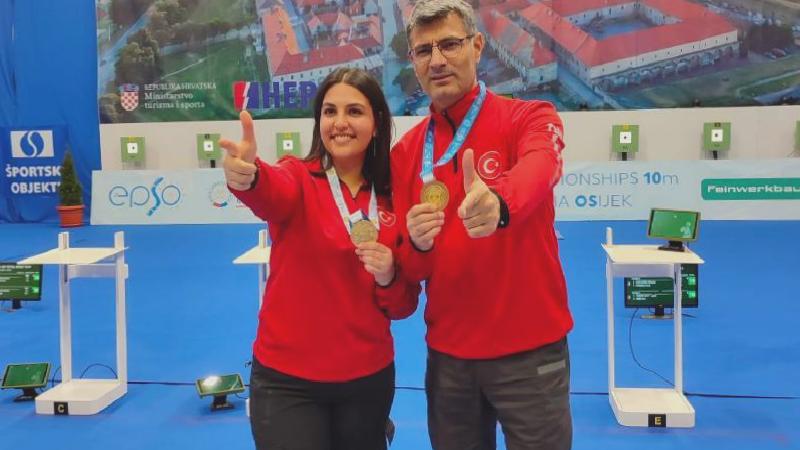 Avrupa şampiyonu Yusuf Dikeç ile Şevval İlayda Tarhan, duygularını paylaştı: “Tarihimizde bir ilkti”