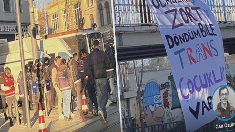 LGBTİ+’lardan ters köşe eylem; polis Tünel’de toplandı, eylem Ayrılıkçeşmesi’nde yapıldı: Bizimle baş edemeyeceksiniz, nanik!