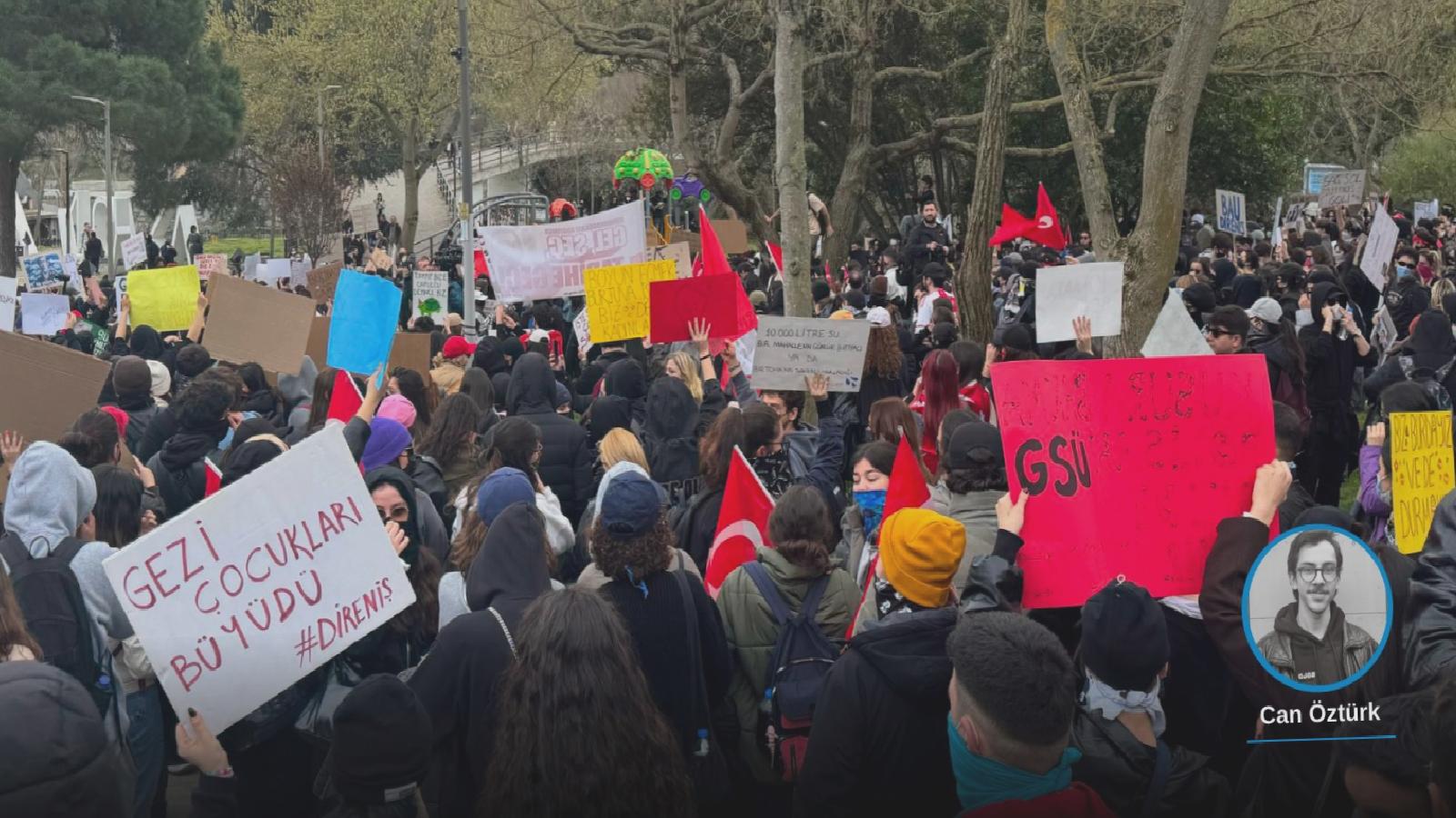 Üniversitelilerin sokak direnişi devam ediyor; Maçka Parkı polis ablukası altında!