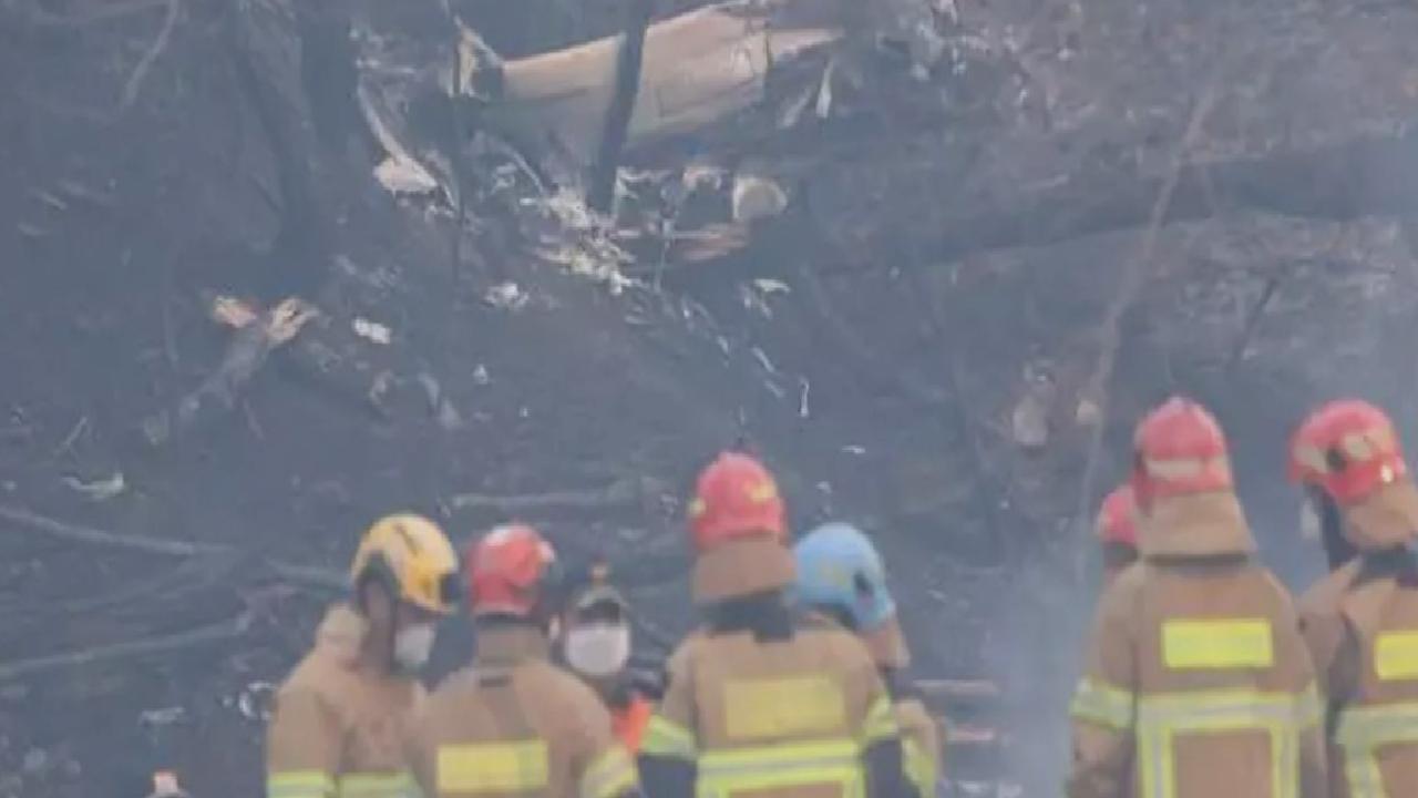 Güney Kore’de orman yangınına müdahale sırasında helikopter düştü, pilot hayatını kaybetti