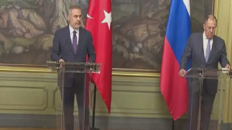 Dışişleri Bakanı Fidan, Rus mevkidaşı Lavrov ile ortak basın toplantısında konuştu