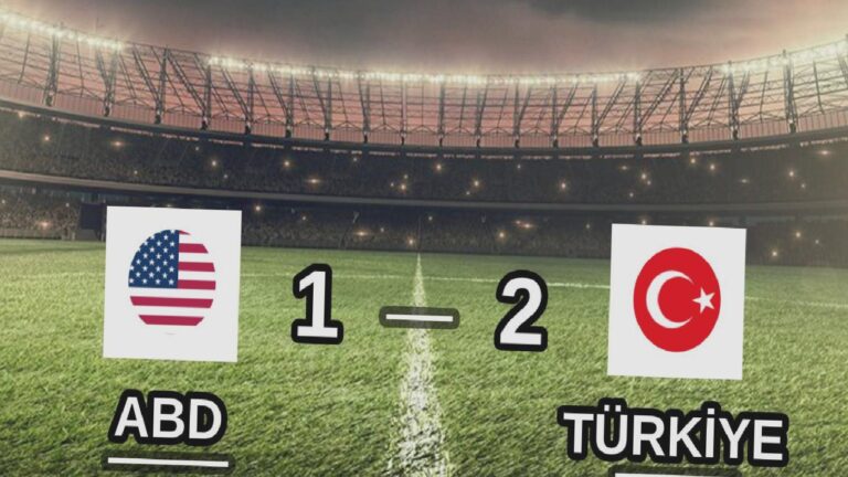 A Milli Futbol Takımı ABD’yi 2-1 yendi