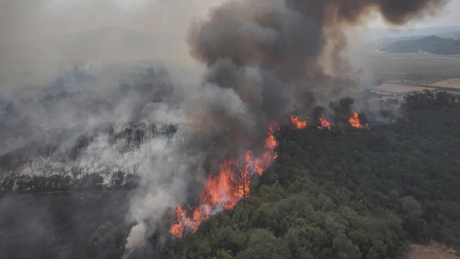 Çanakkale Gelibolu’daki orman yangını üçüncü güne girdi; büyük ölçüde kontrol altına alındı