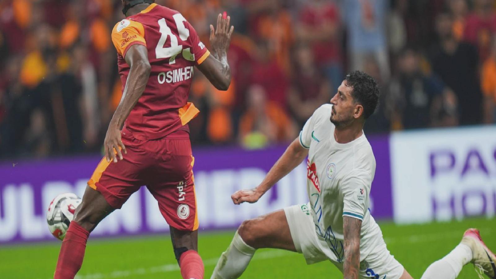 Çaykur Rizespor’dan açıklama: Galatasaray karşılaşmasında verilen hakem kararları, camiamıza büyük bir hayal kırıklığı yaşatmıştır