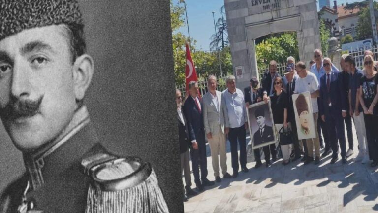 Enver Paşa, Şişli’deki mezarı başında anıldı: Açılım sürecinde Türk dünyasının hassasiyetlerini ortaya koymak için geldik