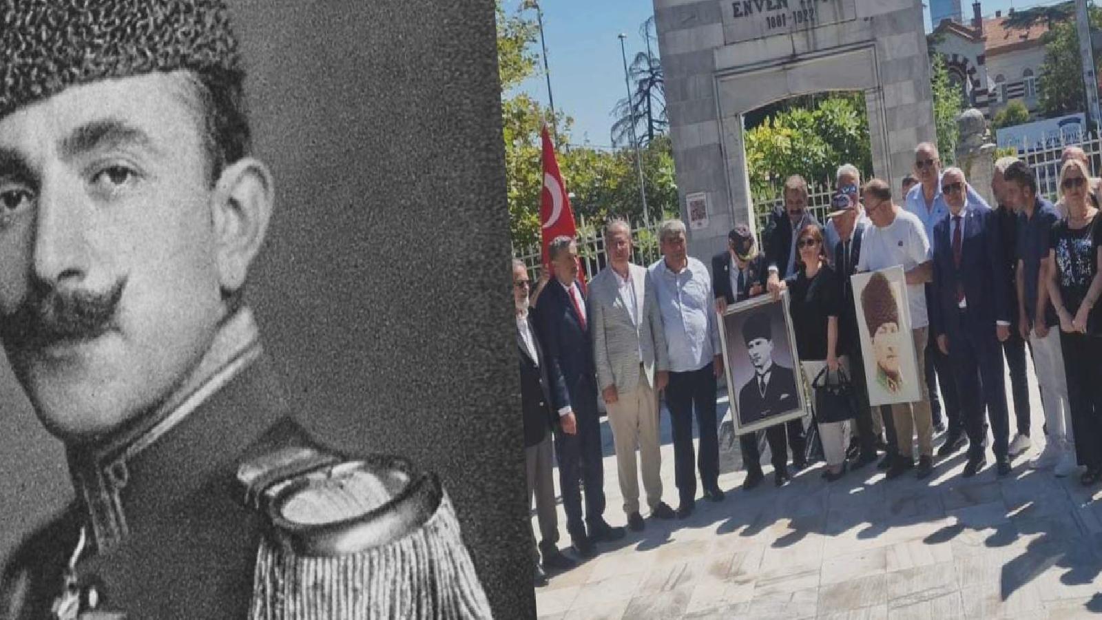 Enver Paşa, Şişli’deki mezarı başında anıldı: Açılım sürecinde Türk dünyasının hassasiyetlerini ortaya koymak için geldik