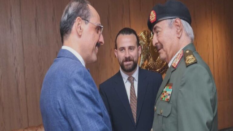 MİT Başkanı Kalın Hafter ile görüştü