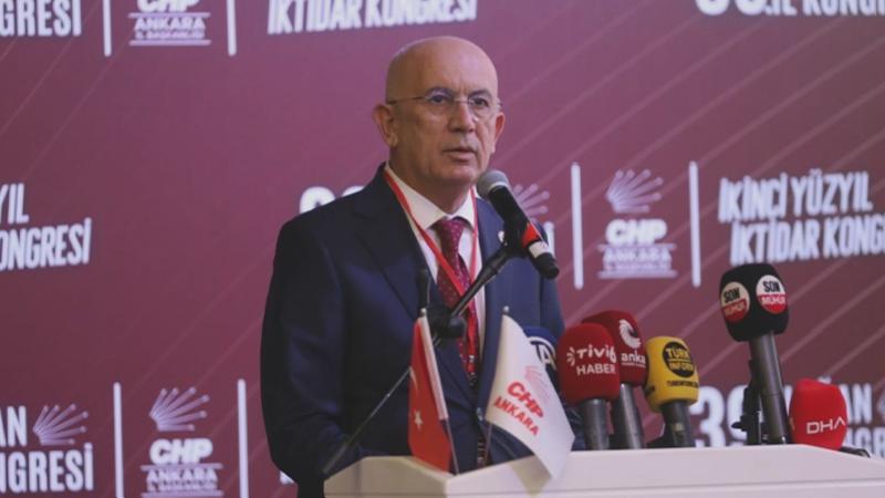 CHP 39. Olağan Ankara İl Kongresinde Ümit Erkol, yeniden il başkanı seçildi
