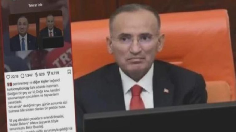Turizm Bakanı Ersoy’un eşi, Bekir Bozdağ’ın ani kilo kaybıyla ilgili “O çocukların ahı kolay kolay çıkmaz” paylaşımını beğendi