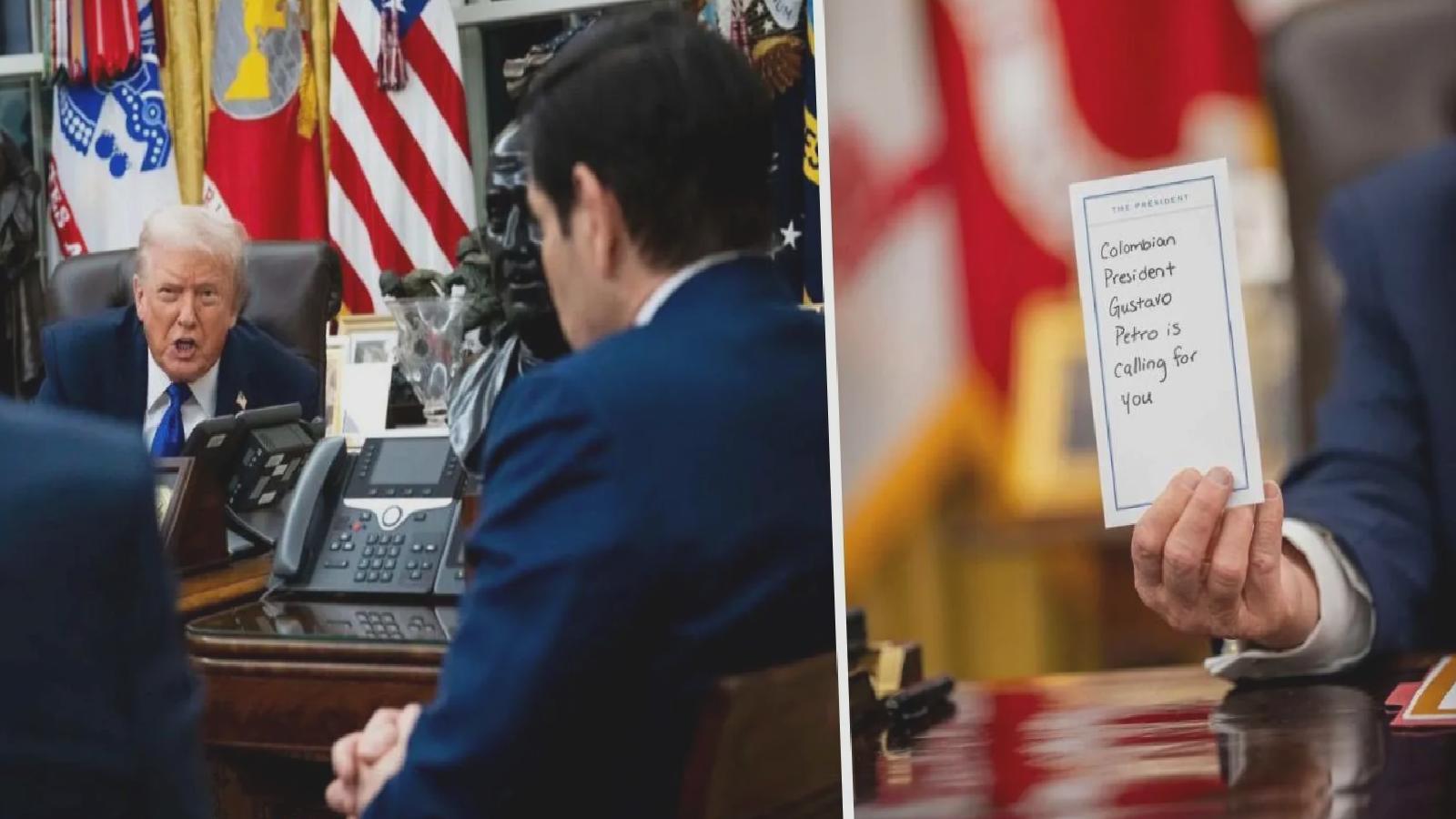 Ertuğrul Özkök: 4 gazetecinin önünde Trump’a gösterilen kartın üzerinde ne yazıyordu?