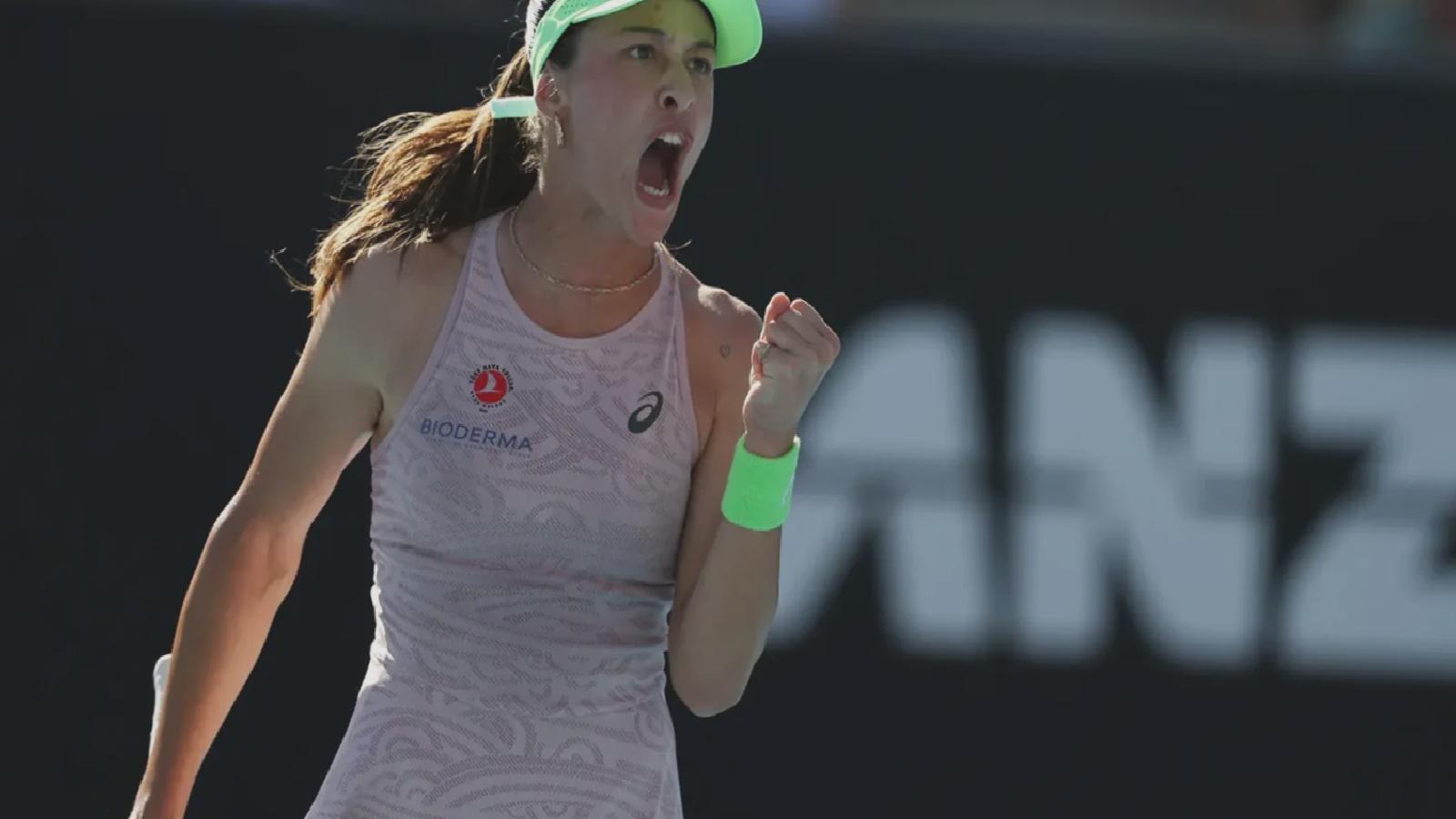 Zeynep Sönmez’den Melbourne’de kendisini destekleyen Türk taraftarlara teşekkür: Tüm seyircilerle birlikte oynuyormuşuz gibiydi