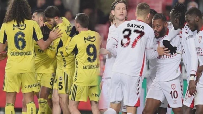 Fenerbahçe, Samsunspor’u konuk ediyor: İşte muhtemel 11’ler