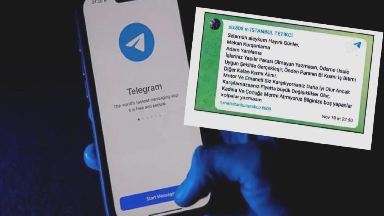 “Kiralık tetikçiler” Telegram gruplarında ilan verdi: Kadına ve çocuğa mermi atmıyoruz; Türkiye’nin her yerinden ciddi olanlar ulaşsın