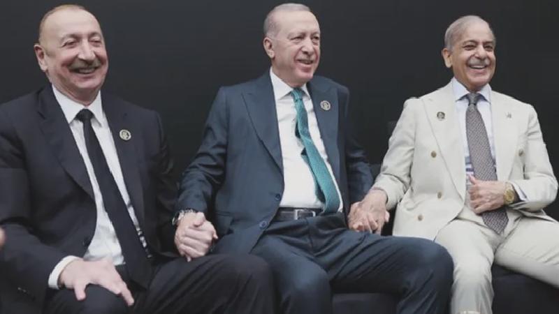 Pakistan Büyükelçiliği’nden Aliyev, Erdoğan ve Şerif’li paylaşım: Kardeşler